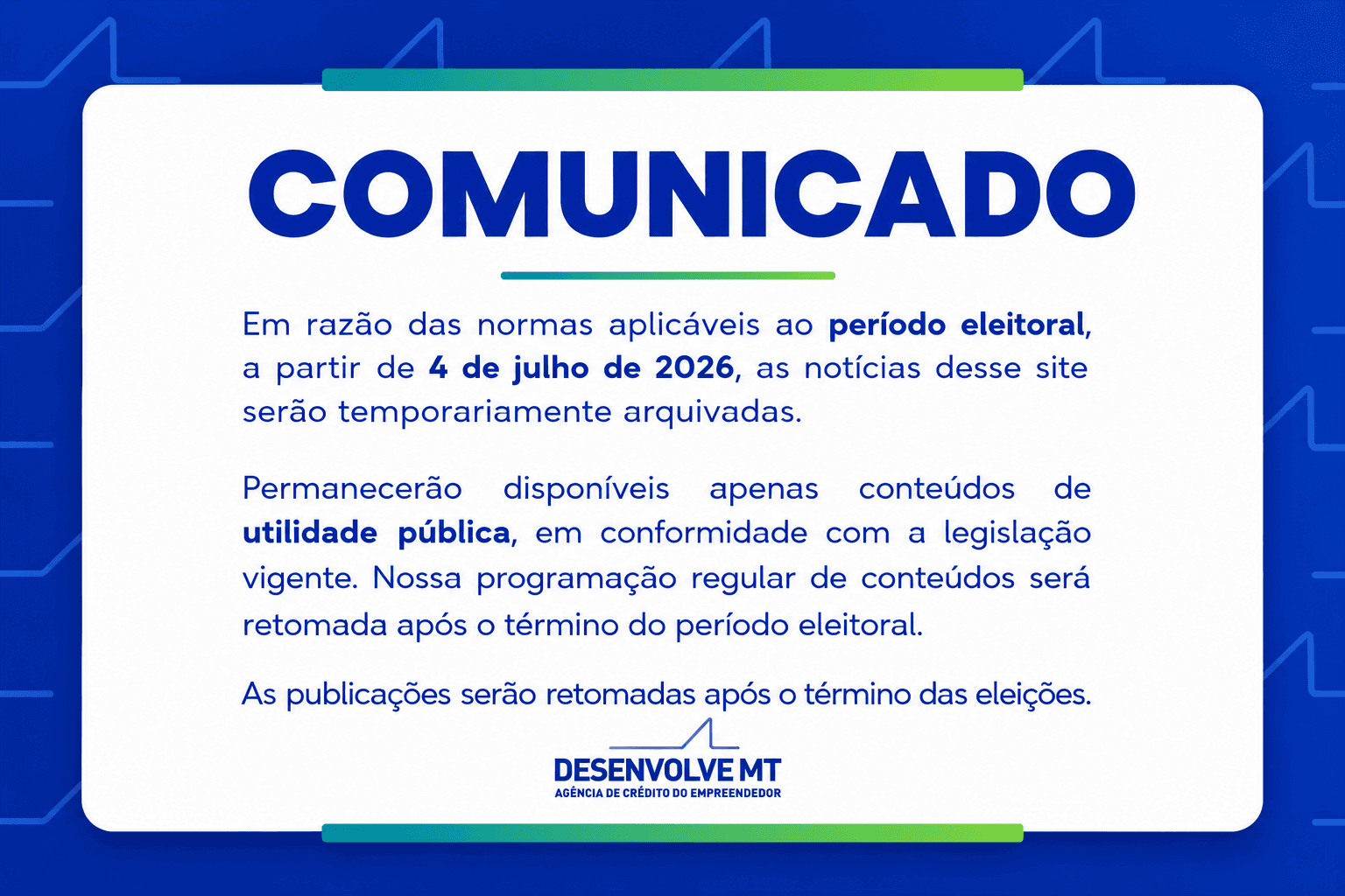 Comunicado Eleicao