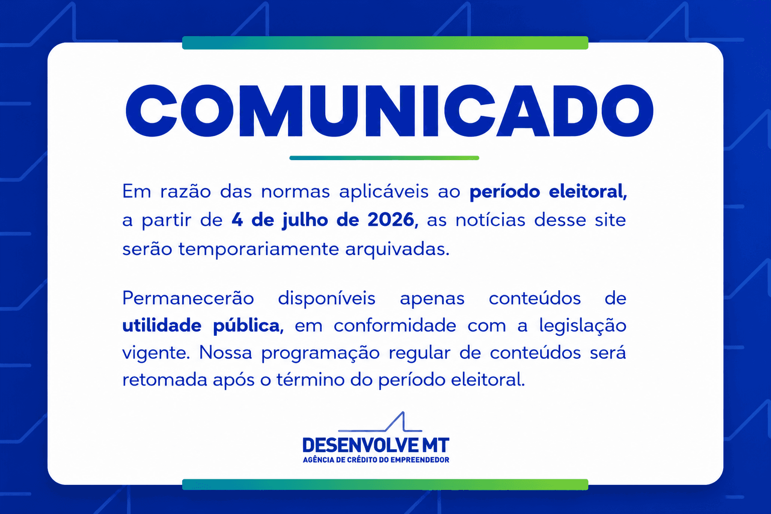 Comunicado Eleicao